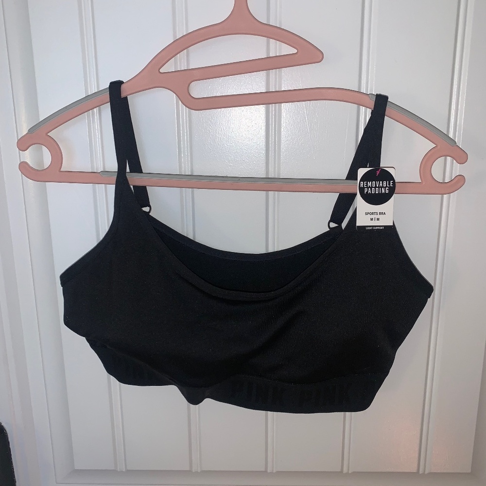 Pink VS sports bra
